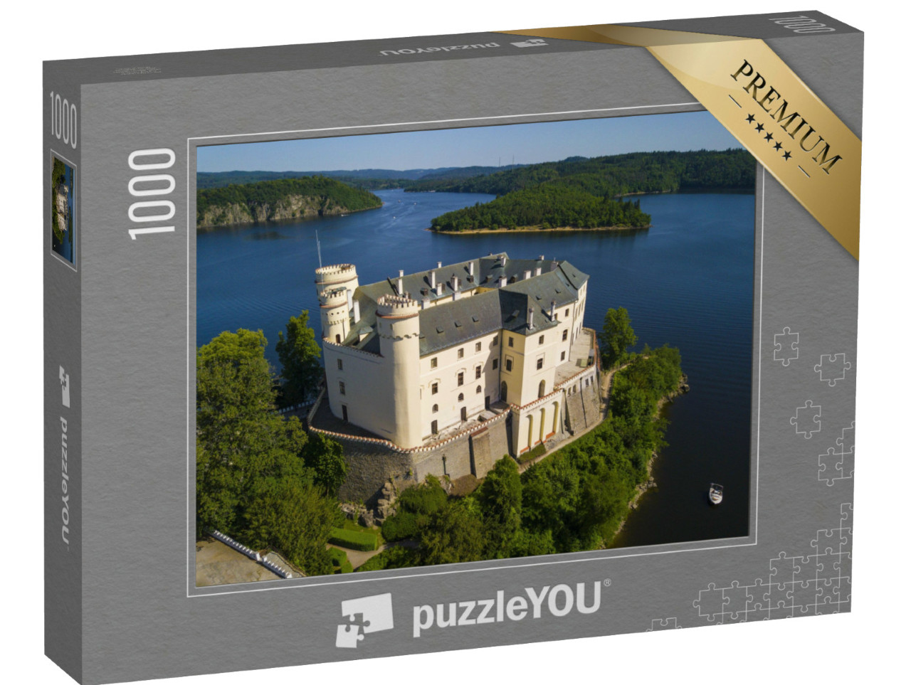 puzzle 1000 dílků „Zámek Orlík, Česká republika“
