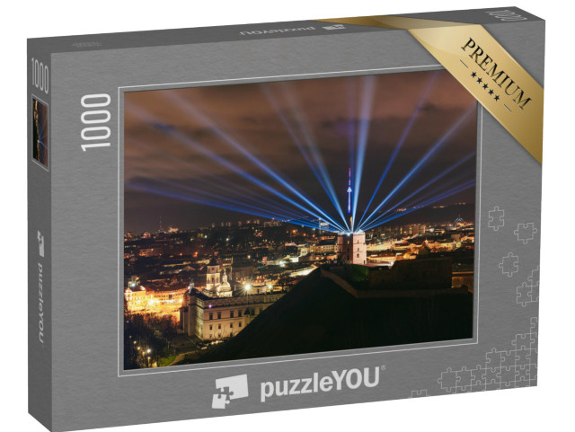 puzzle 1000 dílků „Staré město Vilniusu, Litva“