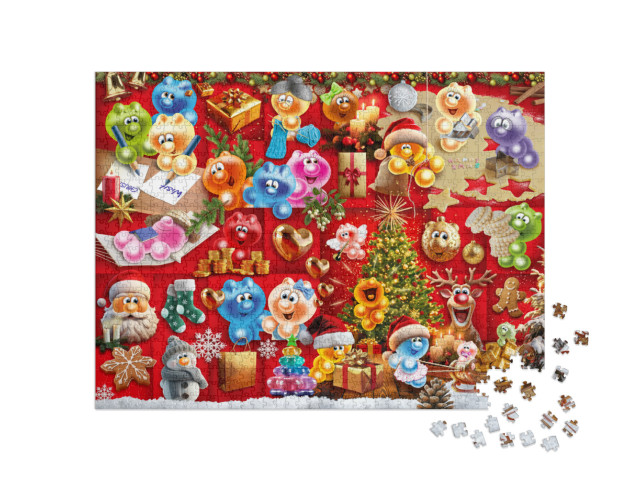 puzzle 1000 dílků „Gelini Kouzlo Vánoc“