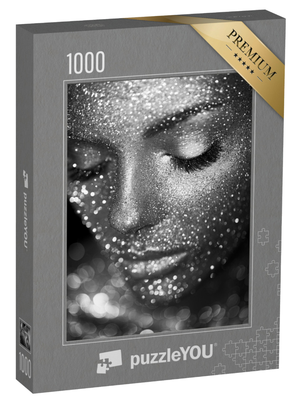 puzzle 1000 dílků „Designový třpytivý make-up“