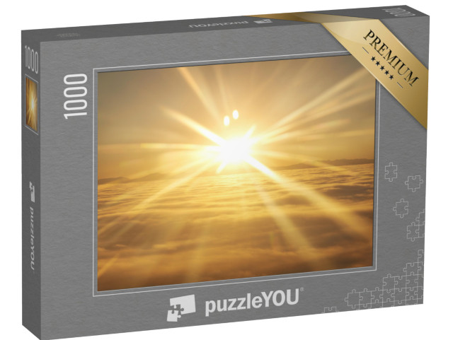 puzzle 1000 dílků „Západ slunce nad mraky“