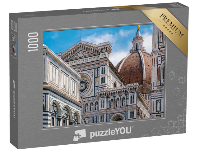 puzzle 1000 dílků „Detail katedrály Santa Maria del Fiore, Florencie“