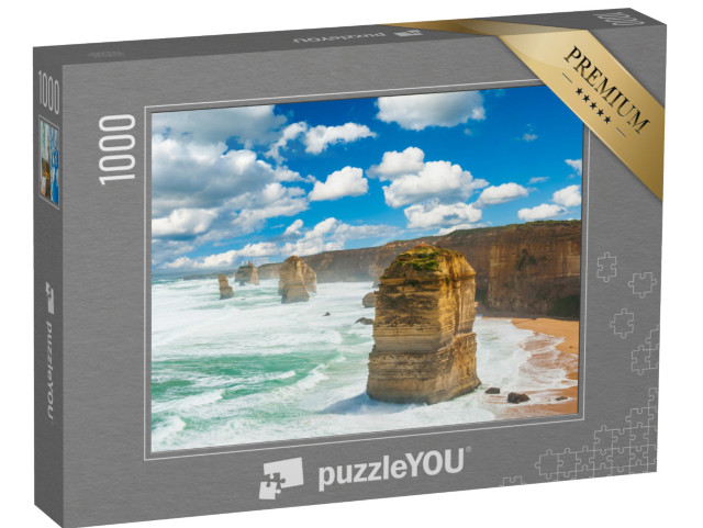 puzzle 1000 dílků „Dvanáct apoštolů, pamětihodnost poblíž Great Ocean Road, Viktorie, Austrálie“
