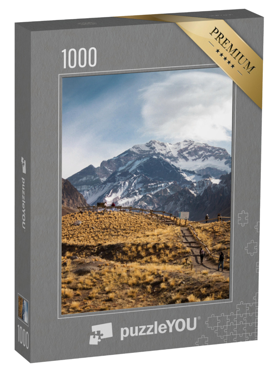 puzzle 1000 dílků „Aconcagua, Národní park Aconcagua, Mendoza - Argentina“
