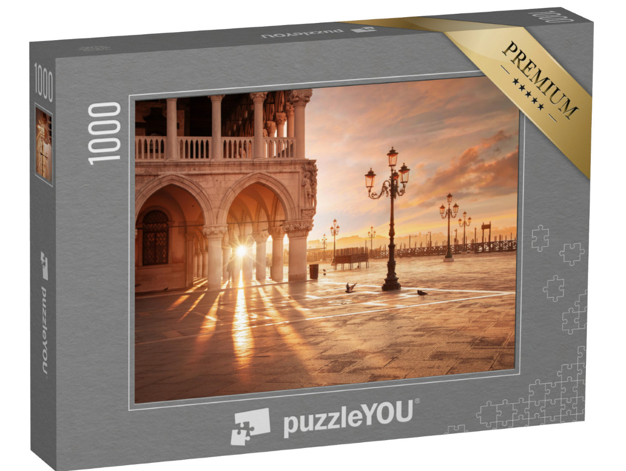 puzzle 1000 dílků „San Marco v Benátkách při východu slunce“