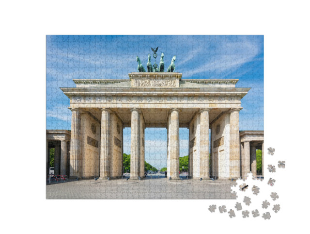 puzzle 1000 dílků „Braniborská brána na náměstí Pariser Platz“