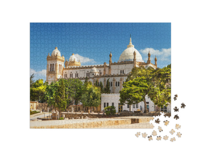 puzzle 1000 dílků „Ruiny starověkého města Kartágo, Tunisko“