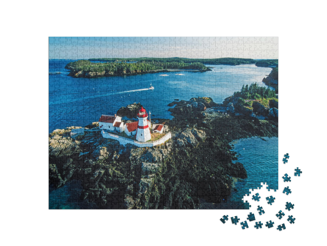 puzzle 1000 dílků „Ostrov Campobello, Nový Brunšvik, Kanada“