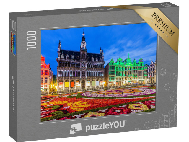 puzzle 1000 dílků „Festival květinových koberců v Bruselu, Belgie“