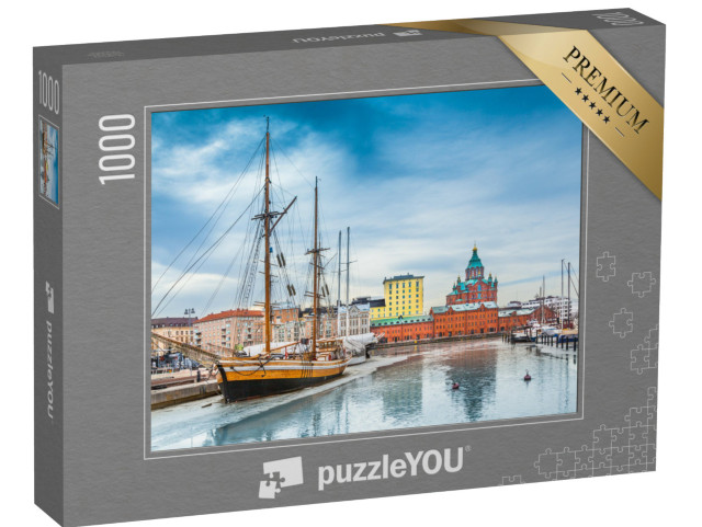 puzzle 1000 dílků „Finská zima v Helsinkách“