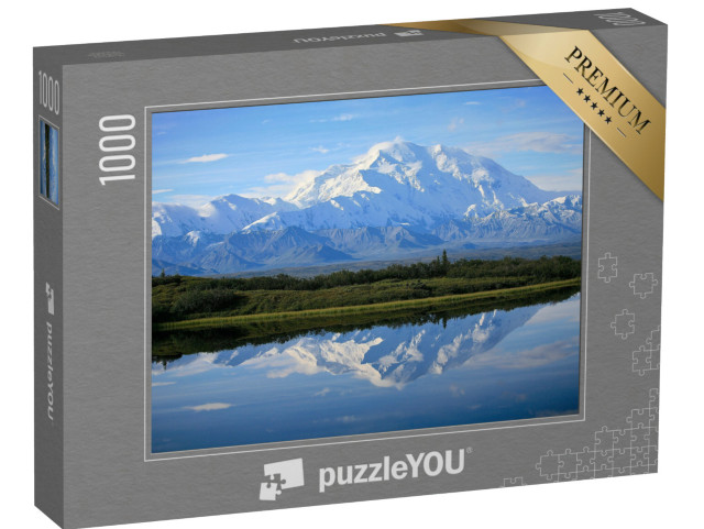 puzzle 1000 dílků „Pohled na horu Denali v národním parku Denali“