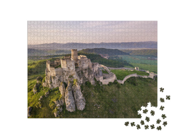 puzzle 1000 dílků „Působivý Spišský hrad, Slovensko“
