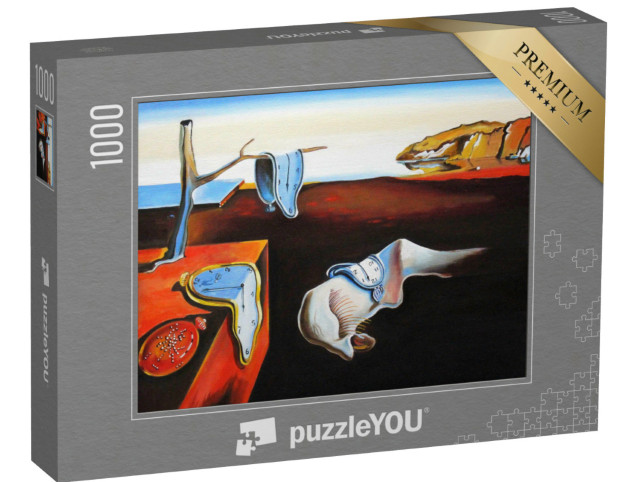 puzzle 1000 dílků „Olejomalba, Salvador Dalí: Ubíhající čas“