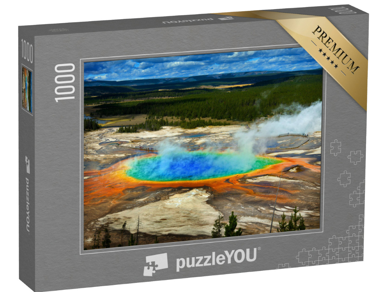 puzzle 1000 dílků „Grand Prismatic Spring, Yellowstonský národní park, USA“