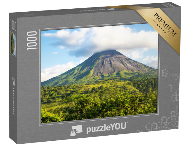 puzzle 1000 dílků „Působivá sopka Arenal v Kostarice“