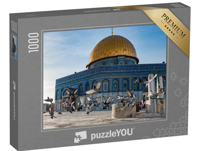 puzzle 1000 dílků „Skalní dóm: Staré město v Jeruzalémě, Izrael“
