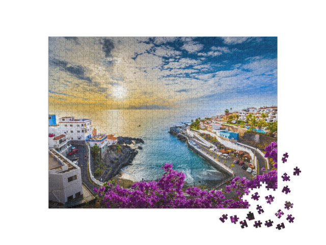 puzzle 1000 dílků „Východ slunce nad Kanárskými ostrovy, Tenerife, Španělsko“