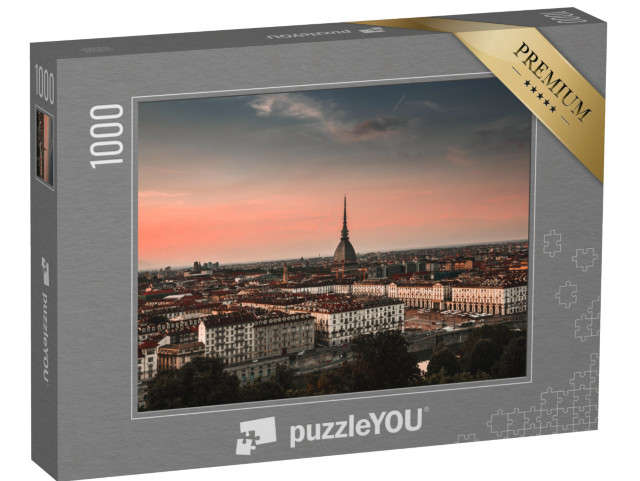 puzzle 1000 dílků „Město Turín, Itálie“