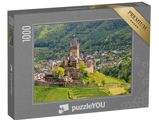 puzzle 1000 dílků „Majestátní hrad Cochem, Německo“
