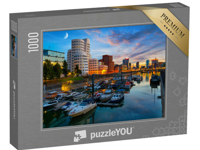 puzzle 1000 dílků „Mediální přístav Düsseldorf“