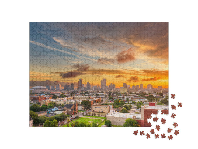 puzzle 1000 dílků „New Orleans za soumraku“