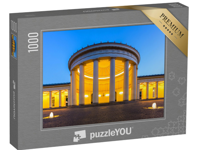 puzzle 1000 dílků „Kašna Elisenbrunnen v císařském městě Cáchy, Německo“