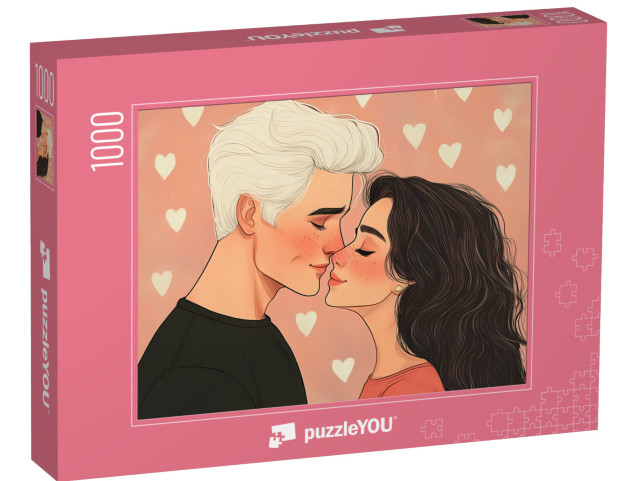 puzzle 1000 dílků „Valentýnský zázrak“