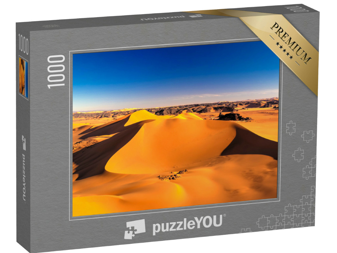 puzzle 1000 dílků „Západ slunce v národním parku Tassili nAjjer, Alžírsko“