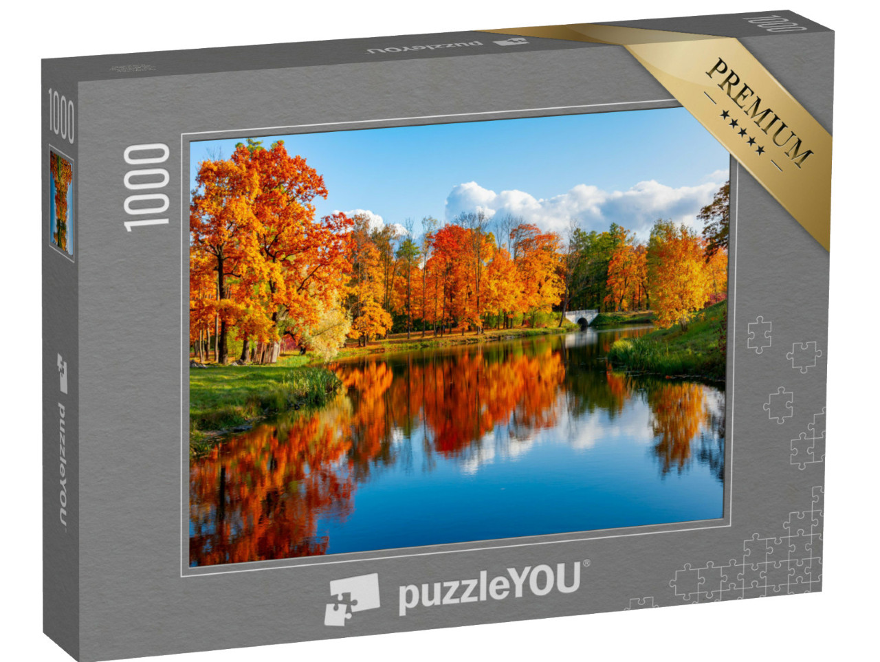 puzzle 1000 dílků „Alexandrův park na podzim, Petrohrad, Rusko“