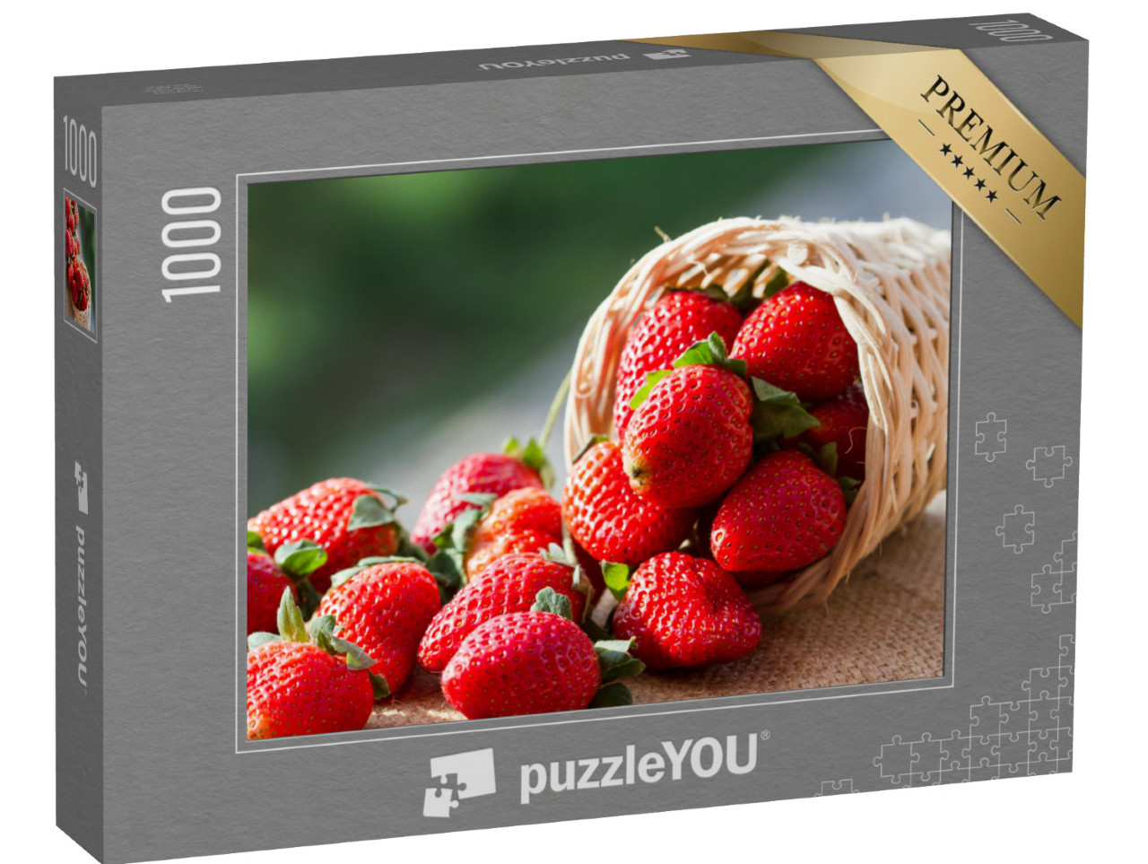 puzzle 1000 dílků „Přírodní jahody“