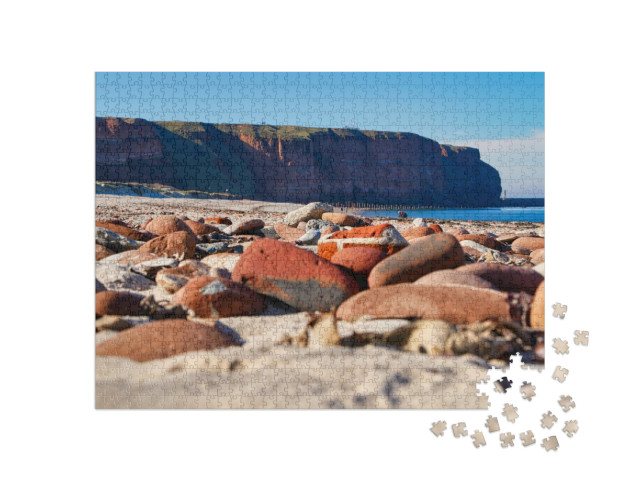 puzzle 1000 dílků „Útes na ostrově Helgoland, Německo“