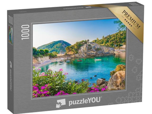 puzzle 1000 dílků „Zátoka Paleokastritsa na ostrově Korfu, Řecko“