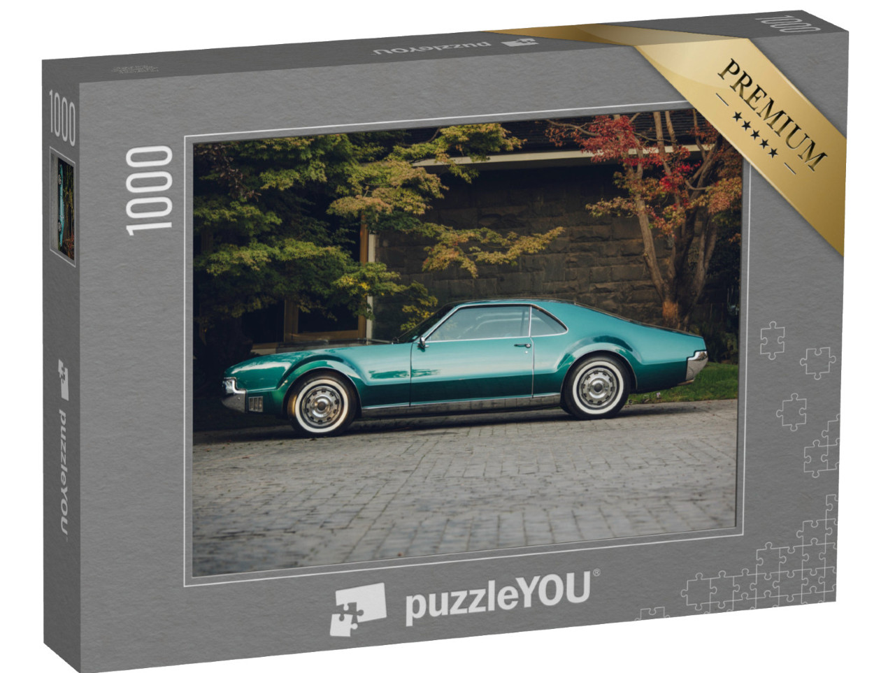 puzzle 1000 dílků „Klasické americké auto“