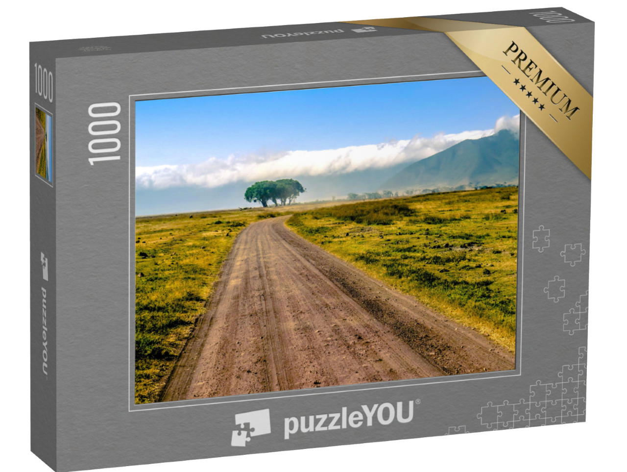 puzzle 1000 dílků „Tanzanie, Afrika“