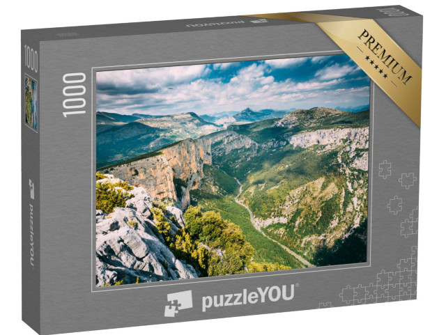 puzzle 1000 dílků „Krajina soutěsky Verdon v jihovýchodní Francii“
