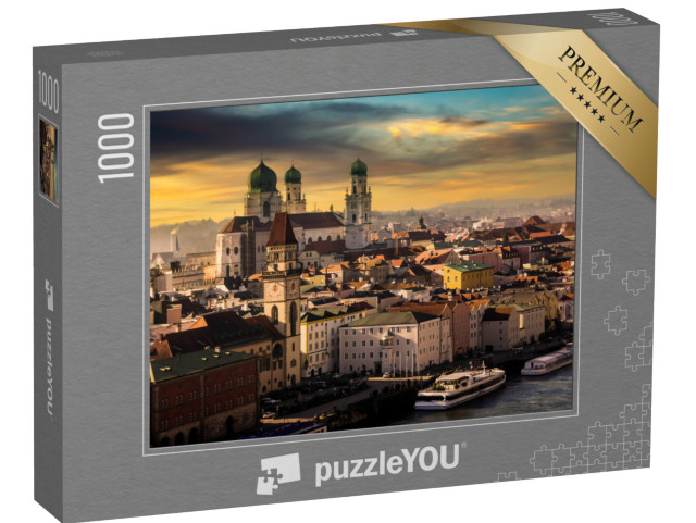 puzzle 1000 dílků „Pasov na Dunaji, Německo“