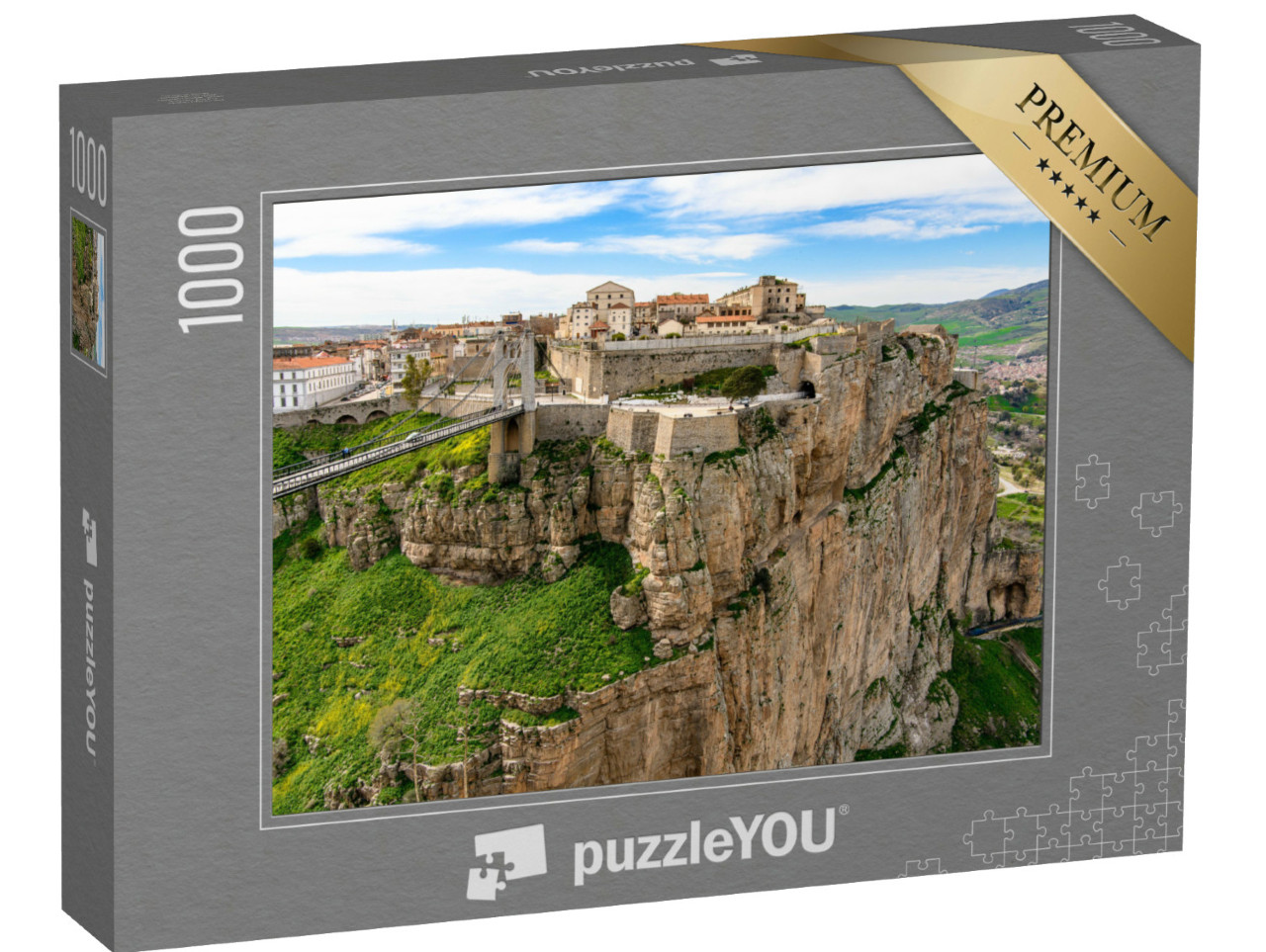 puzzle 1000 dílků „Constantine v severovýchodním Alžírsku“