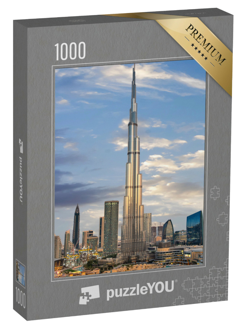 puzzle 1000 dílků „Futuristické panorama Dubaje, centrum města“