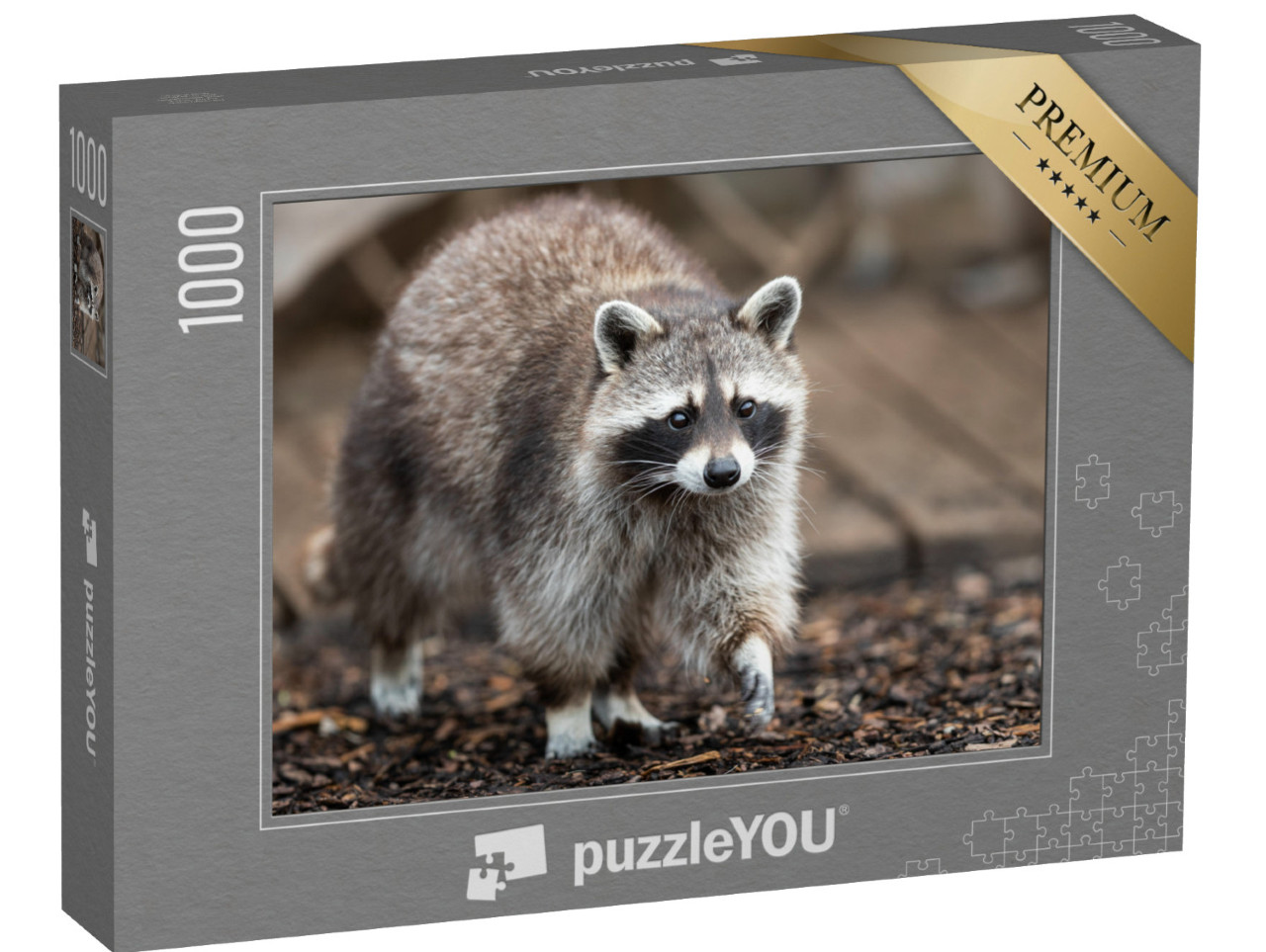 puzzle 1000 dílků „Mýval se potuluje po zahradě“