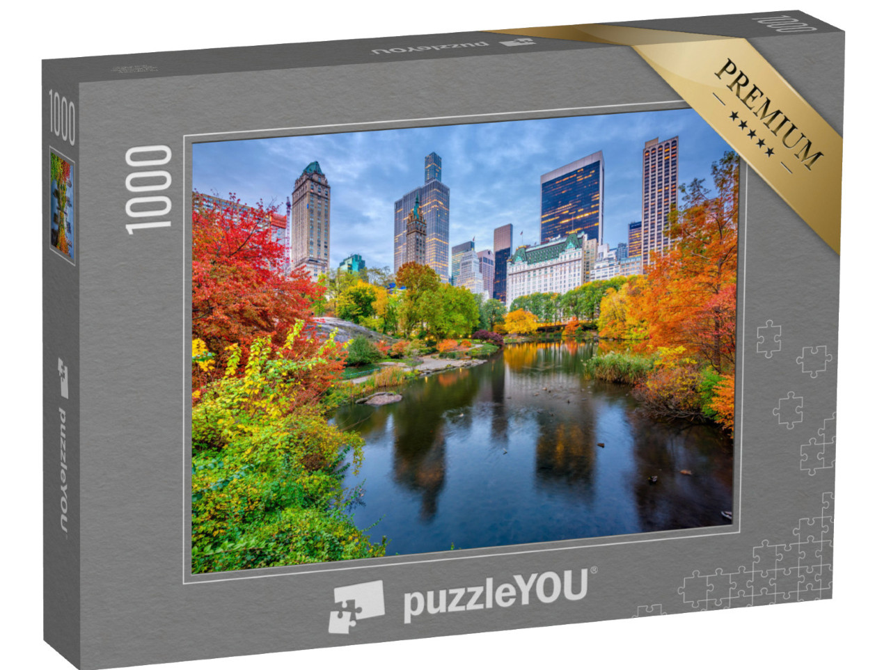 puzzle 1000 dílků „Central Park na podzim, New York“