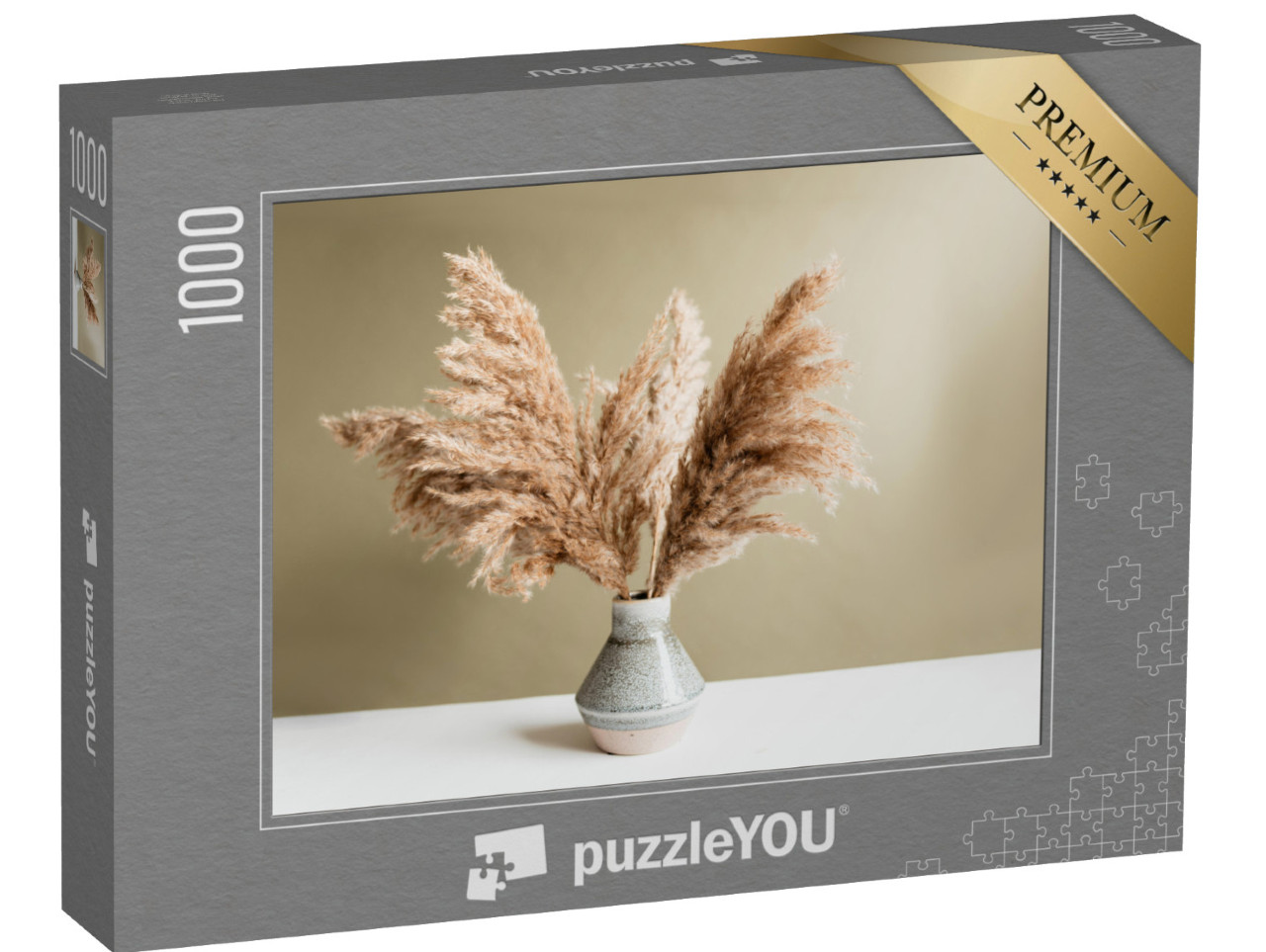 puzzle 1000 dílků „Pampová tráva ve váze“