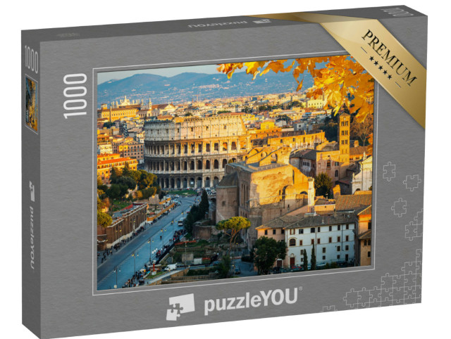 puzzle 1000 dílků „Působivé Koloseum v Římě, Itálie“