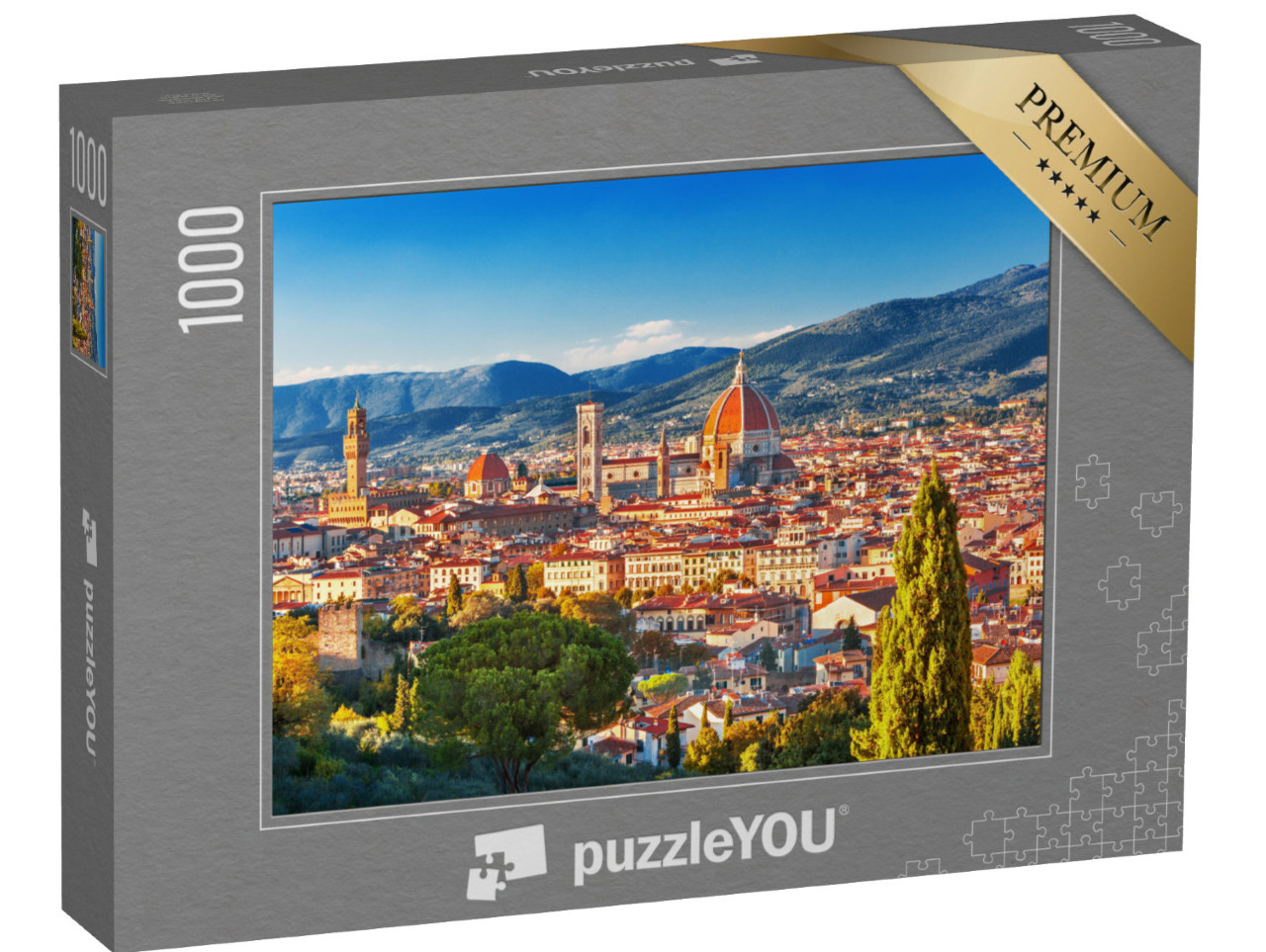 puzzle 1000 dílků „Pohled na Florencii, Itálie“