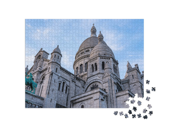 puzzle 1000 dílků „Bazilika Sacré-Coeur, Paříž, Francie“