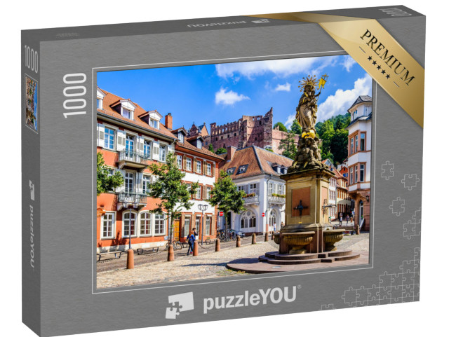 puzzle 1000 dílků „Malebné staré město Heidelberg v Německu“