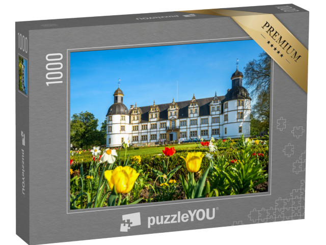 puzzle 1000 dílků „Zámek Neuhaus u Paderbornu, Německo“