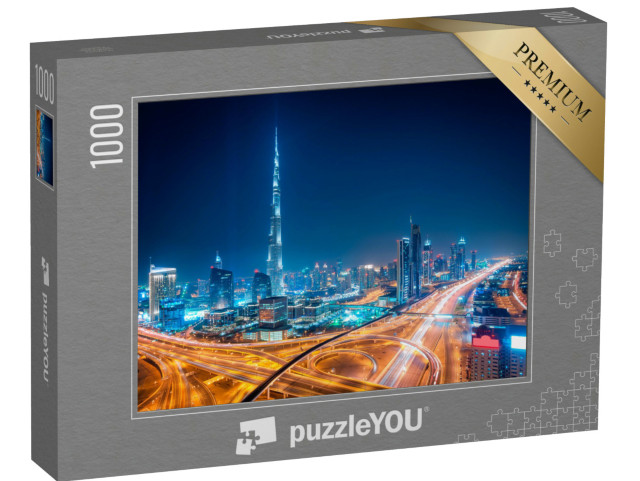 puzzle 1000 dílků „Dubaj v noci“