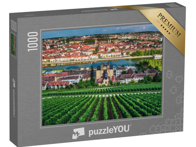 puzzle 1000 dílků „Pohled na město Würzburg z hradu Marienberg“