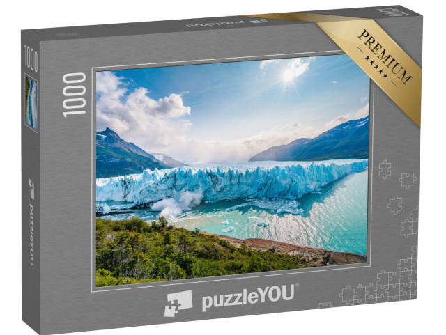 puzzle 1000 dílků „Lámání ledu na ledovci Perito Moreno, Argentina“