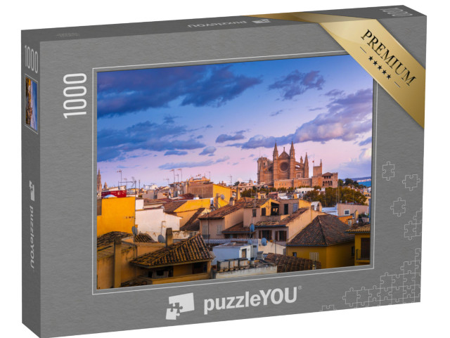 puzzle 1000 dílků „Panoramatický pohled na Palma de Mallorca, Baleáry, Španělsko“